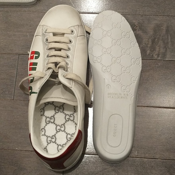 Gucci Ace distressed sneakers size 6 - Picture 9 of 9